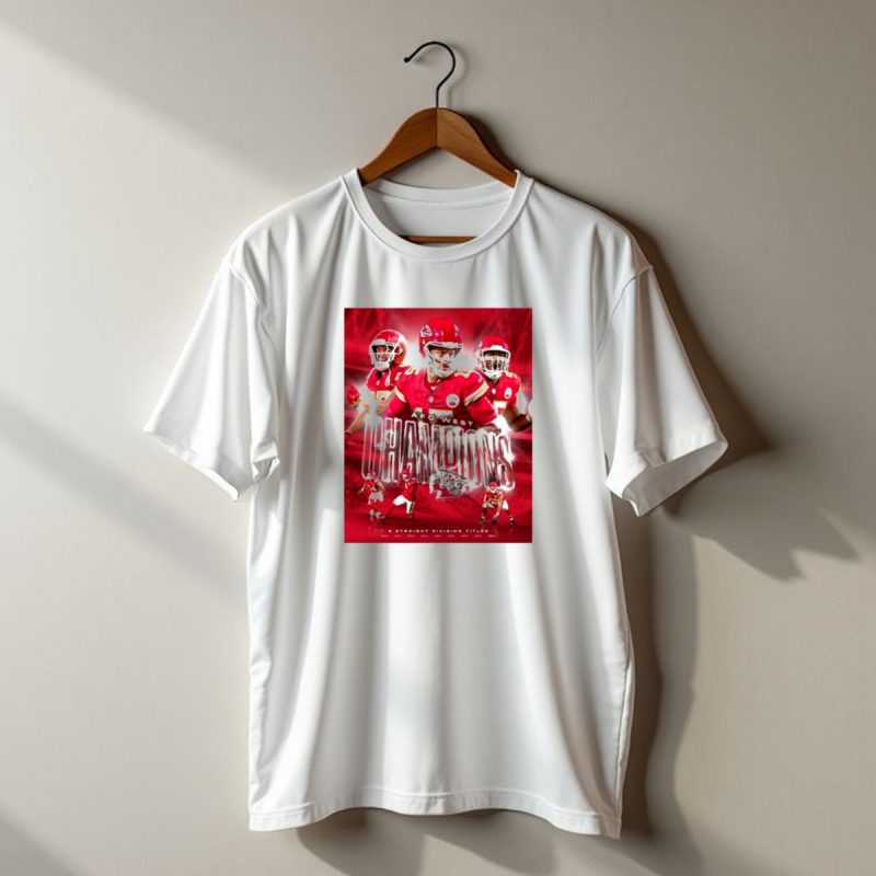 Kansas City Chiefs Afc West Champions 7 Straight Division Titles T Shirt T Shirt 1 1