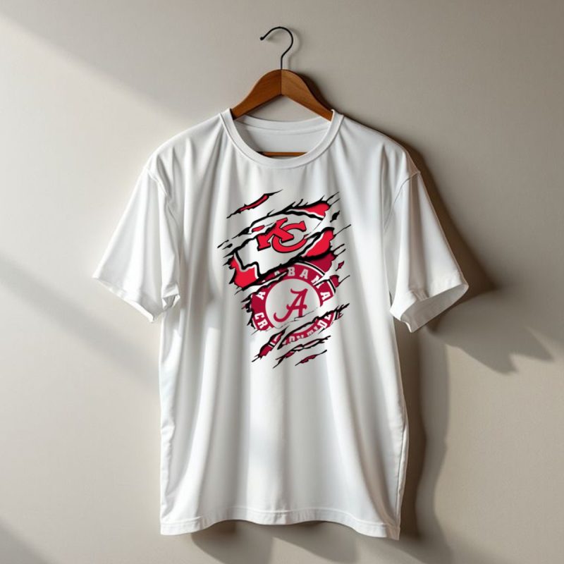 Kansas City Chiefs Alabama Crimson Tide T Shirt T Shirt 1 1