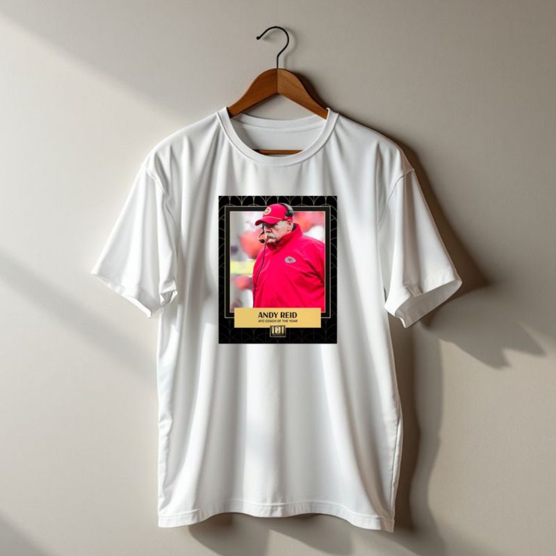 Kansas City Chiefs Andy Reid Afc Coach Of The Year 101 Awards T Shirt T Shirt 1 1