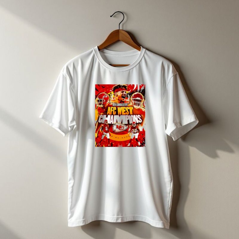 Kansas City Chiefs Back To Back 9Th Consecutive Afc West Champions T Shirt T Shirt 1 1