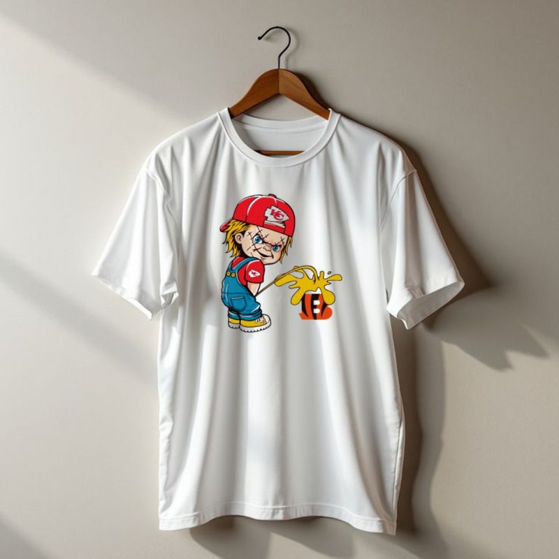 Kansas City Chiefs Chucky Pissing On Cincinnati Bengals T Shirt T Shirt 1 1