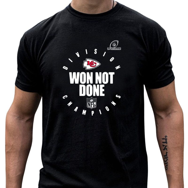 Kansas City Chiefs Division Champions Won Not Done Playoffs T Shirt T Shirt 1 1