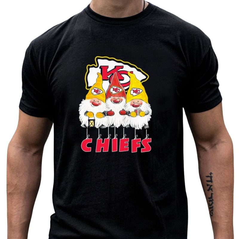 Kansas City Chiefs Gnomes Christmas Chiefs T Shirt T Shirt 1 1