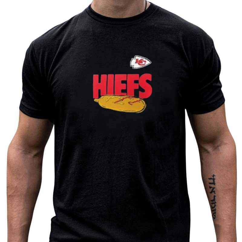 Kansas City Chiefs Hometown Hiefs Hotdog T Shirt T Shirt 1 1
