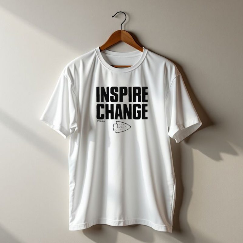 Kansas City Chiefs Inspire Change 2024 Kc Arrowhead Logo Initiative T Shirt T Shirt 1 1