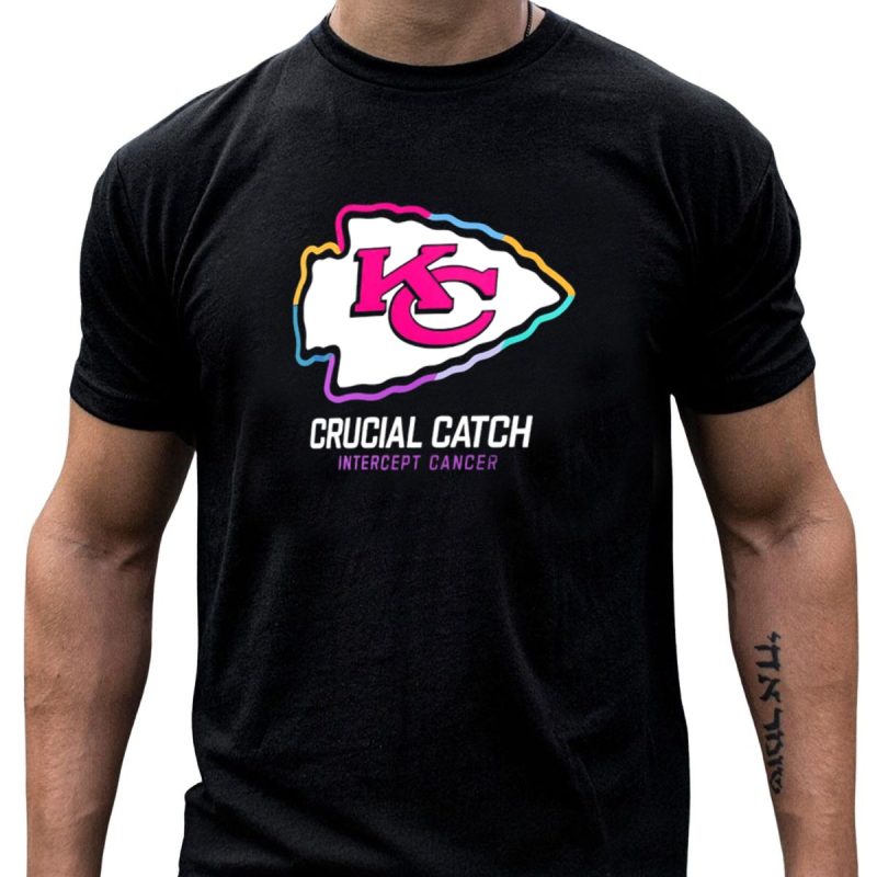 Kansas City Chiefs Kc Crucial Catch Intercept Cancer 2024 T Shirt T Shirt 1 1