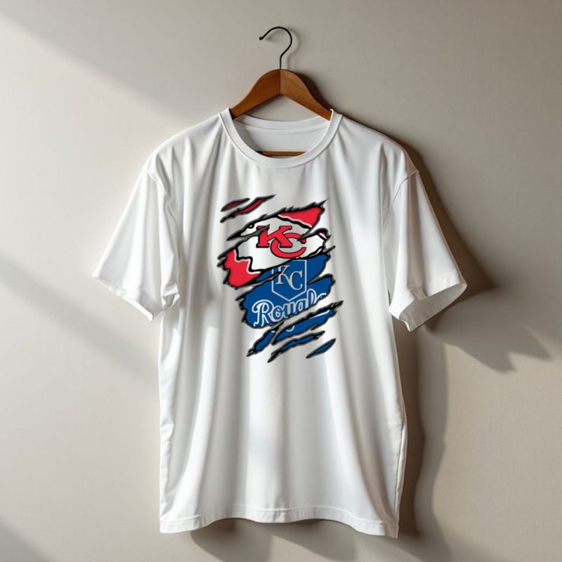 Kansas City Chiefs Kc Royals Torn Elements T Shirt T Shirt 1 1