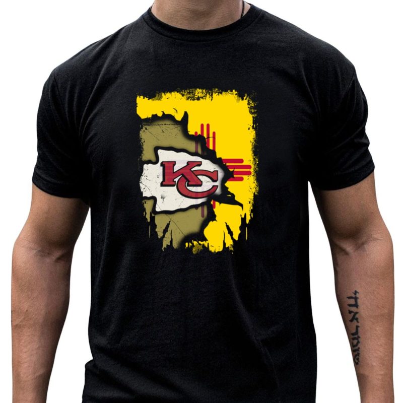 Kansas City Chiefs New Mexico Zia Symbol Together T Shirt T Shirt 1 1