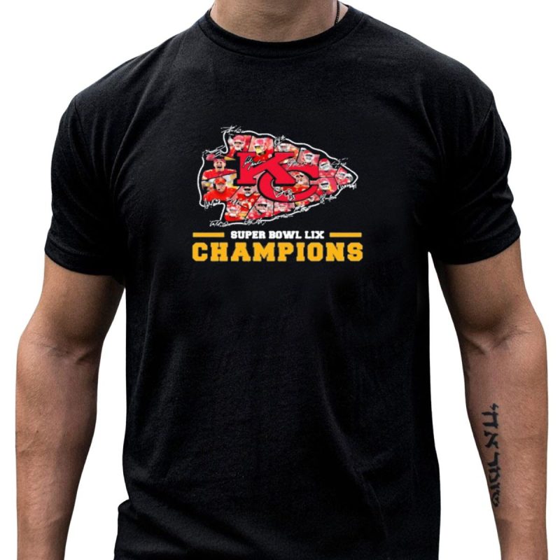 Kansas City Chiefs Players Super Bowl Lix Champions 2024 T Shirt T Shirt 1 1