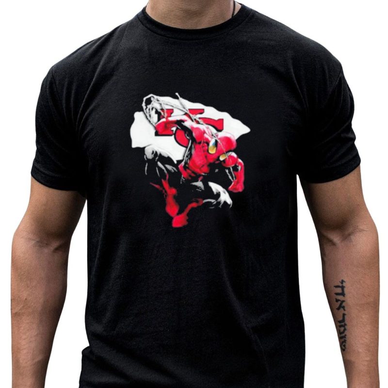 Kansas City Chiefs Spiderman Kc Kansas T Shirt T Shirt 1 1