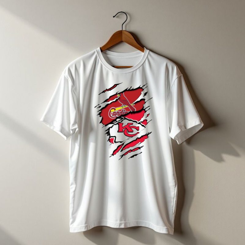 Kansas City Chiefs Stkids T Shirt Flouis Cardinals Torn T Shirt T Shirt 1 1