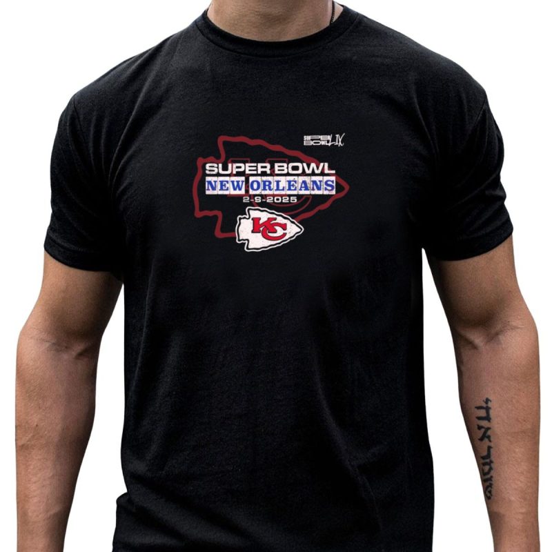 Kansas City Chiefs Super Bowl Lix New Orleans 2 9 2025 T Shirt T Shirt 1 1