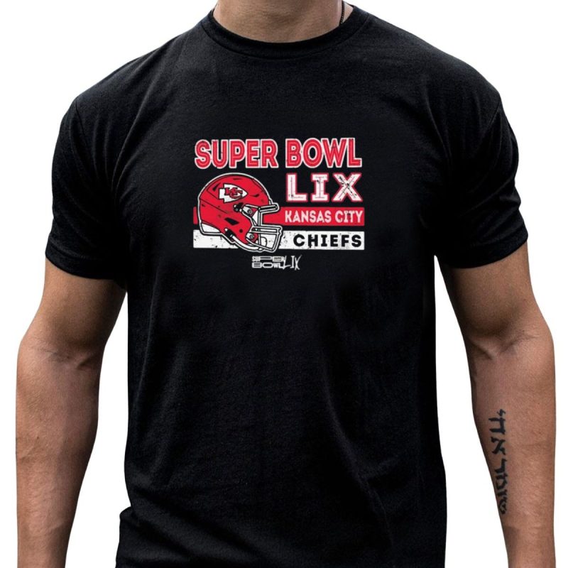 Kansas City Chiefs Super Bowl Lix Participant Women Black 2024 Triple Option T Shirt T Shirt 1 1