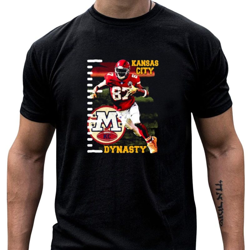 Kansas City Chiefs Travis Kelce #87 Kc Dynasty Vintage T Shirt T Shirt 1 1