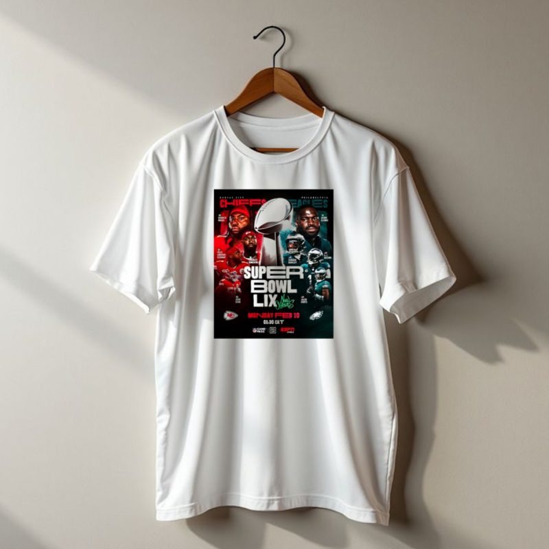 Kansas City Chiefs Vs Philadelphia Eagles Super Bowl Lix New Orleans T Shirt T Shirt 1 1