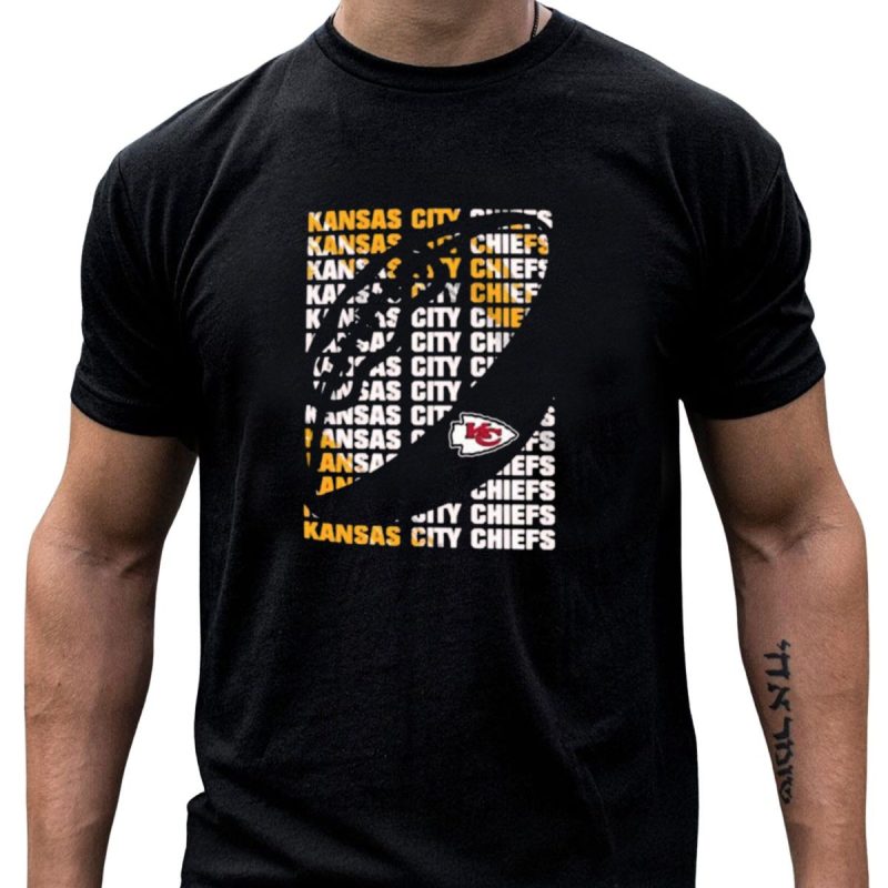 Kansas City Chiefs Youth Box Football Kc Logo T Shirt T Shirt 1 1