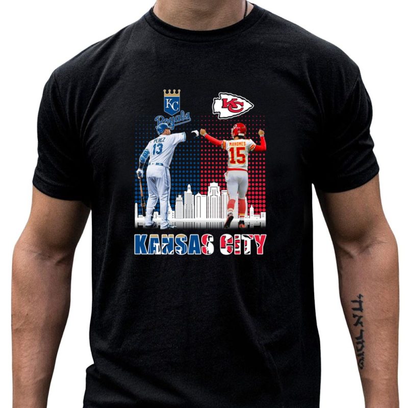 Kansas City Perez Royals Mahomes Chiefs 18 T Shirt T Shirt 1 1