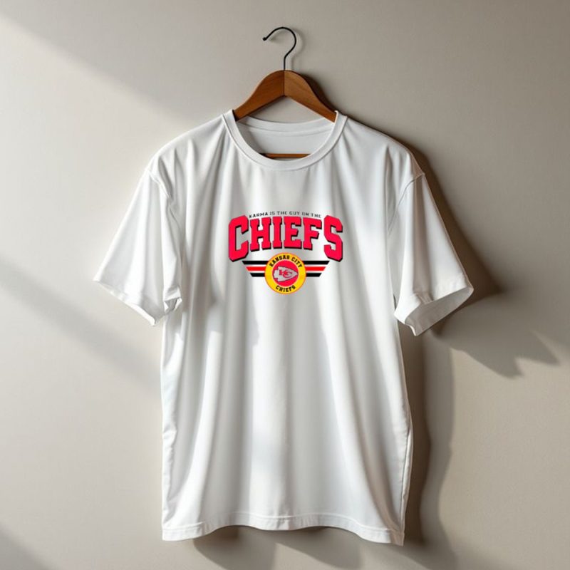 Karma Is The Guy On The Kansas City Chiefs Football Team T Shirt T Shirt 1 1