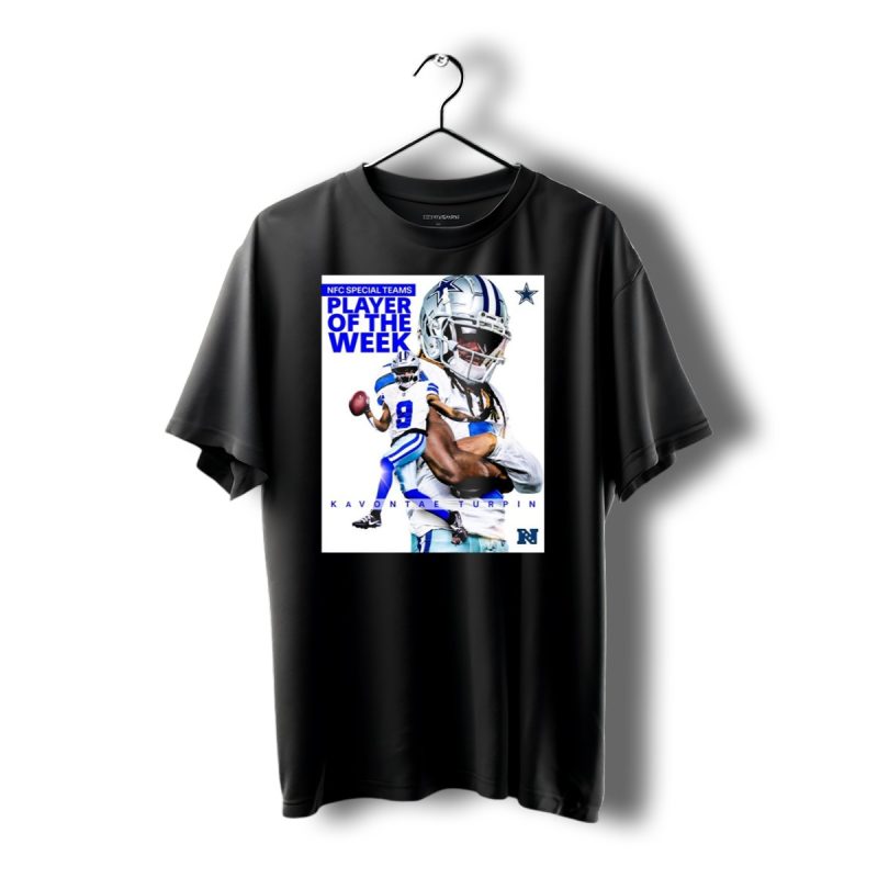 Kavontae Turpin Dallas Cowboys Nfc Special Teams Player Of The Week Player Of The Week T Shirt 1 T Shirt 1 1