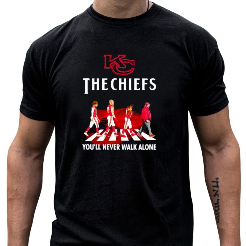 Kc Chiefs Abbey Road Youll Never Walk Alone T Shirt T Shirt 1 1