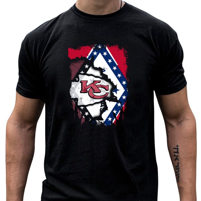 Kc Chiefs Arkansas Flag Combo T Shirt T Shirt 1 1