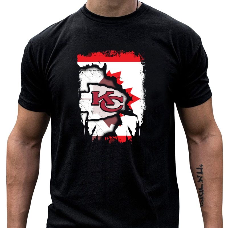 Kc Chiefs Canada Unity Flag T Shirt T Shirt 1 1