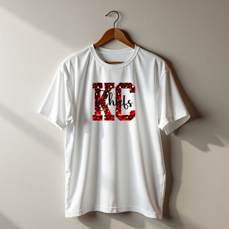 Kc Chiefs Leopard Print T Shirt T Shirt 1 1
