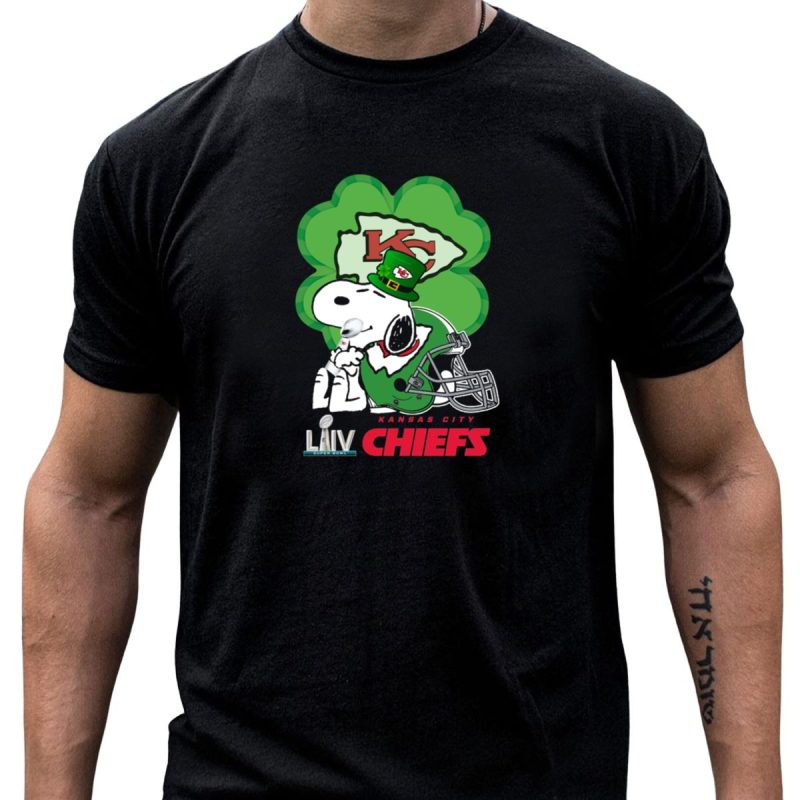 Kc Chiefs Stkids T Shirt Fpatricks Day Liv Snoopy Shamrock T Shirt T Shirt 1 1