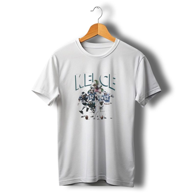 Kelce 62 Philadelphia Eagles Collage T Shirt T Shirt 1 1