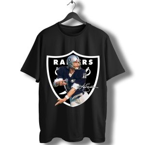 Kenneth Michael Stabler Signature Oakland Raiders T-Shirt