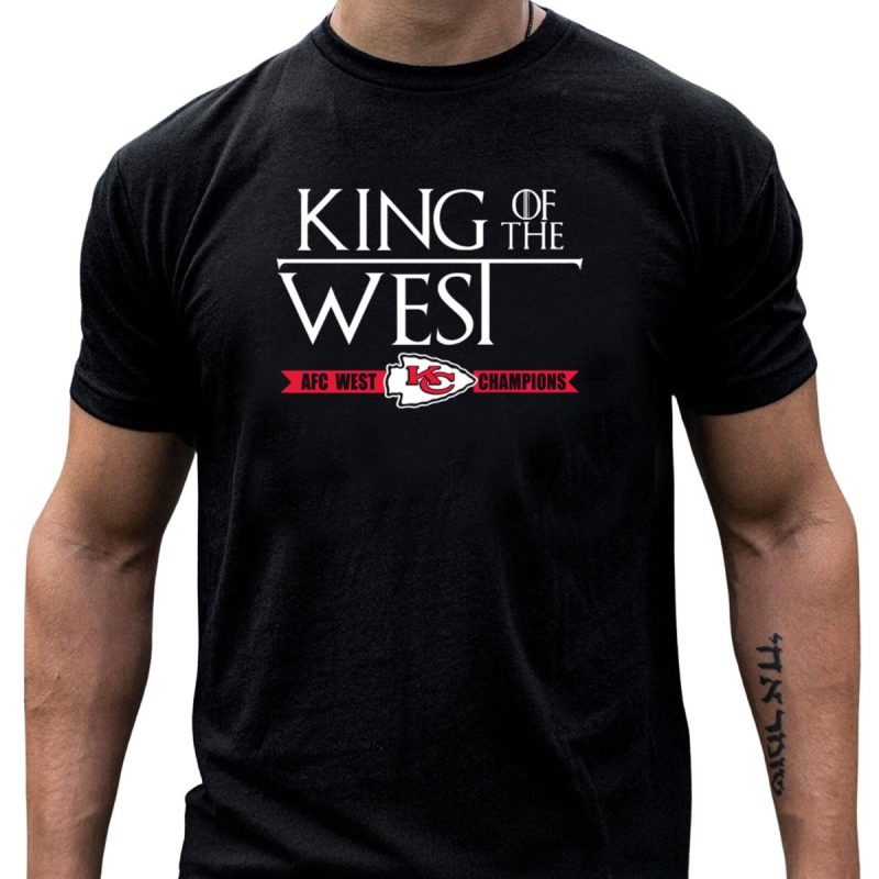 King Of The West Afc West Champions Chiefs T Shirt T Shirt 1 1