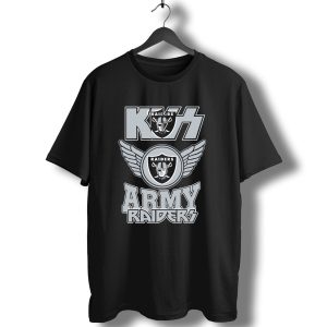 Kiss Raiders Army Las Vegas Nfl121 T-Shirt