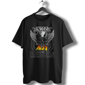 Kiss Raiders Skull Wings T-Shirt