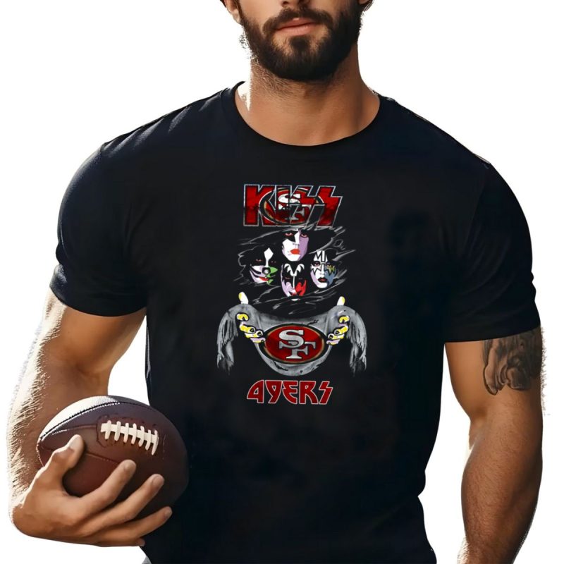 Kiss San Francisco 49Ers Logo Fusion T Shirt T Shirt 1