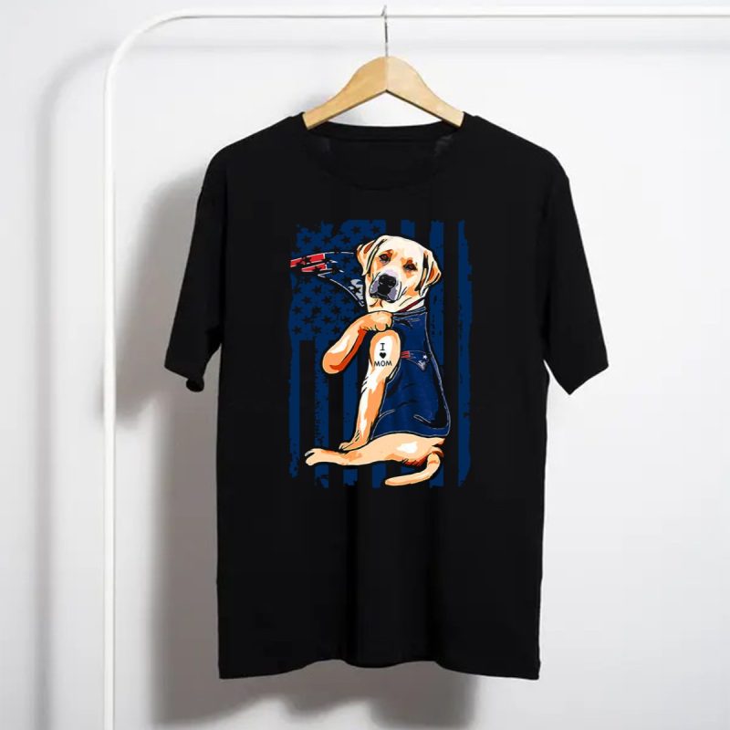 Labrador Retriever I Love Mom New England Patriots T Shirt T Shirt 1