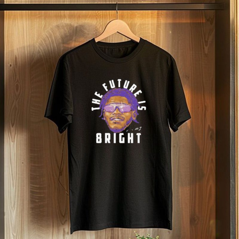 Lamar Jackson Baltimore Ravens Nfl Football The Future Is Bright Vintage Sunglasses Signature T Shirt 1 T Shirt 1