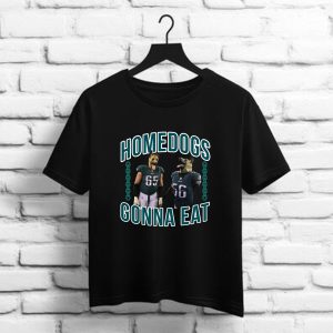 Lane Johnson   Chris Long Homedogs Gonna Eat t shirt Philadelphia Eagles
