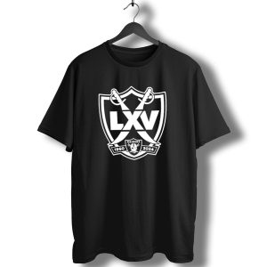 Las Vegas Raiders 65Th Anniversary Lxv 1960 2024 T-Shirt