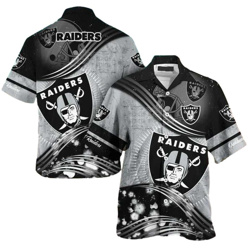 Las Vegas Raiders Big Logo Ultra Style For Summer Hawaiian Shirt 1
