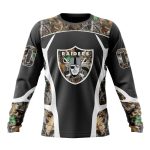 Las Vegas Raiders Camo Hunting Design Stylish Gear For Fans AOP Sweatshirt