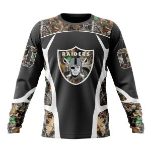 Las Vegas Raiders Camo Hunting Design Stylish Gear For Fans AOP Sweatshirt