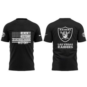 Las Vegas Raiders Celebrate Black History Month 2025 AOP T-Shirt