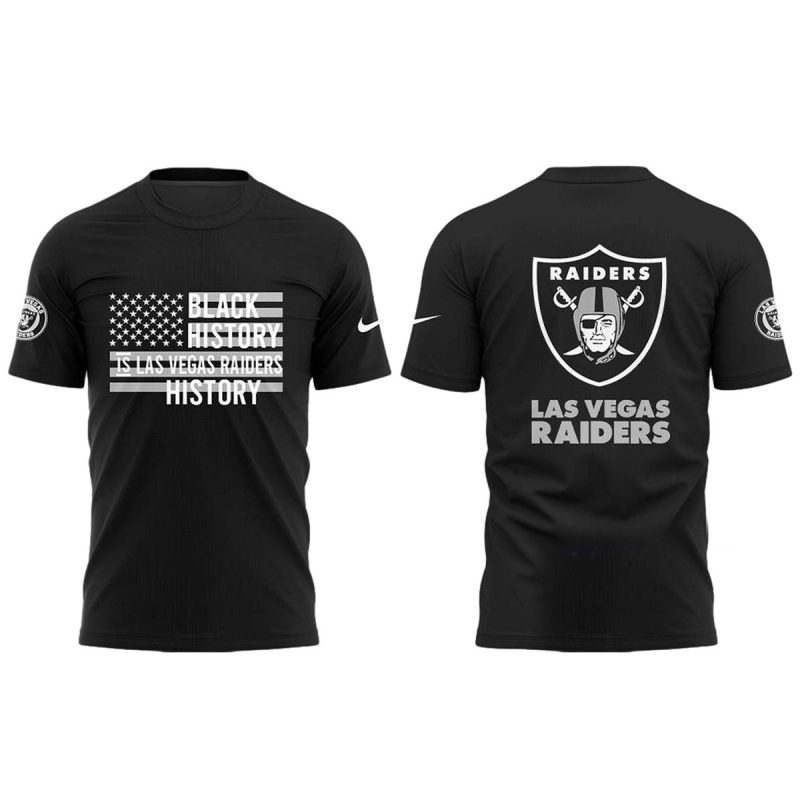 Las Vegas Raiders Celebrate Black History Month 2025 Aop T Shirt 1