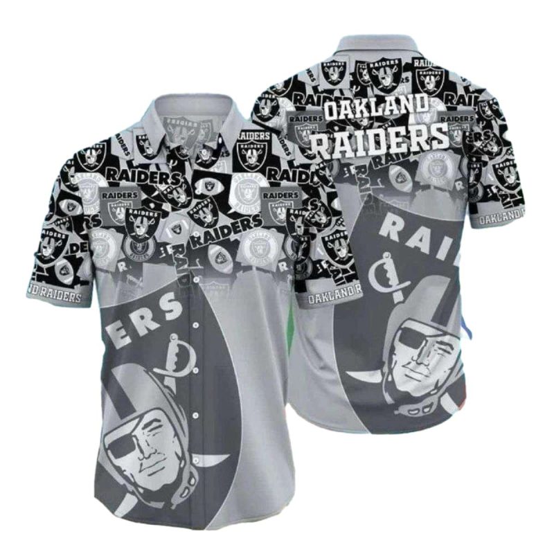 Las Vegas Raiders Characters Hawaiian Shirt 1