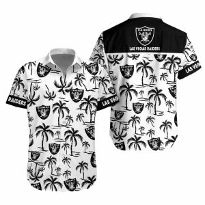 Las Vegas Raiders Coconut Logo Beach Hawaiian Shirt