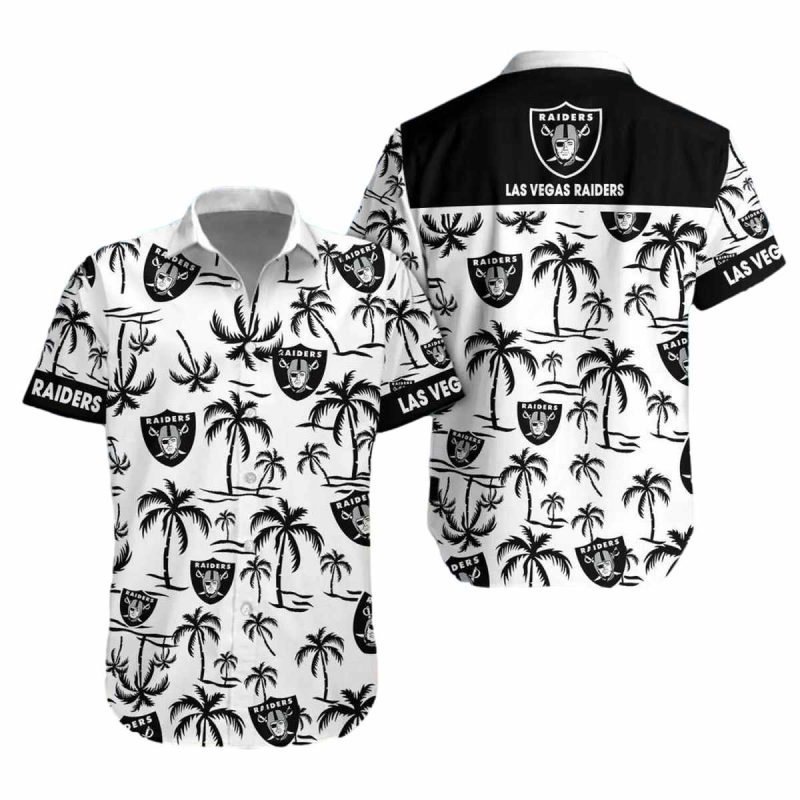 Las Vegas Raiders Coconut Logo Beach Hawaiian Shirt 1