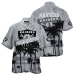 Las Vegas Raiders Coconut Paradise Retro Hawaiian Shirt