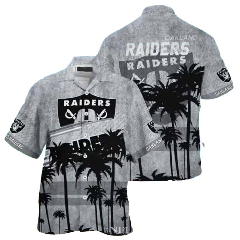 Las Vegas Raiders Coconut Paradise Retro Hawaiian Shirt 1