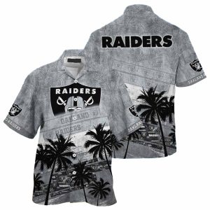 Las Vegas Raiders Coconut Vintage Hawaiian Shirt