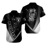 Las Vegas Raiders Dark Knight Defense Hawaiian Shirt